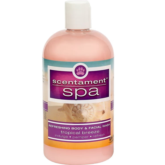 Best Shot Spa Tropical Breeze Facial and Body Wash – Relaxing Hair Cleanser with Natural Fruit Extracts, 1:10 Concentrate