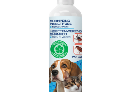 BioCare Cosmetics Insectifuge Flea and Tick Repellent Dog Cat Shampoo - 250 ml