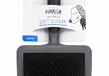 Furrish Large Soft Slicker Grooming Brush