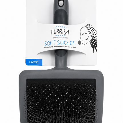 Furrish Large Soft Slicker Grooming Brush