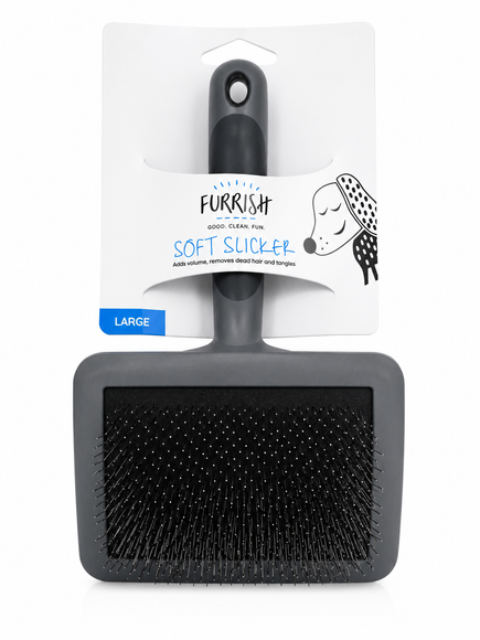 Furrish Large Soft Slicker Grooming Brush