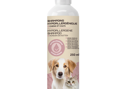 BioCare Cosmetics Hypoallergenic Dog and Cat Shampoo for Sensitive Skin - 250 ml