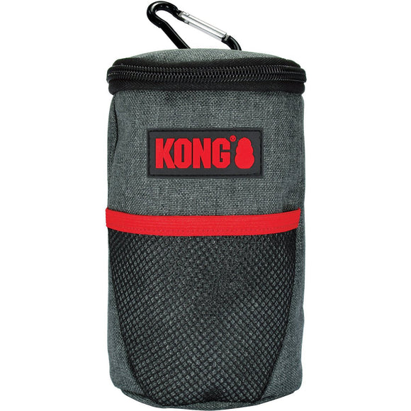 KONG Travel Pick-Up Pouch – Compact Waste Bag Holder with Secure Zipper and Clip Attachment