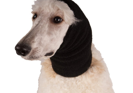 Show Tech Ear Buddy L Black Headband – Large Size, Gentle Drying Aid for Sensitive Dogs