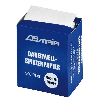 Comair Curling Papers 70x50mm – Durable Professional Perm Wraps, 500 Pack