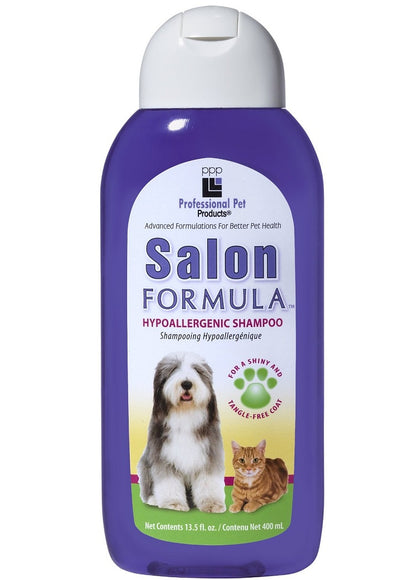 PPP Salon Formula Shampoo – Hypoallergenic Concentrate 1:32, Gentle Frequent-Use Formula, 400ml