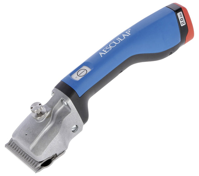 Aesculap Bonum Blue Cordless Clipper – Lightweight Design with Two Batteries, Powerful for Large Animals
