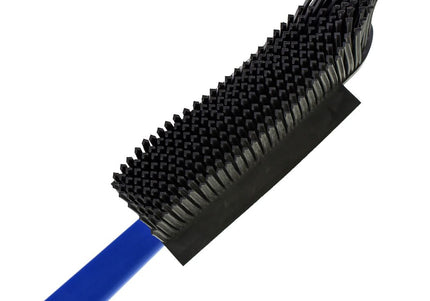 V7 Hand-Held Rubber Brush and Dustpan – Innovative Red Cleaning Duo, Ergonomic Design