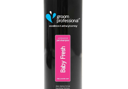 Groom Professional Baby Fresh Shampoo – Gentle Concentrate Formula, 1:20 Dilution, 1L Bottle