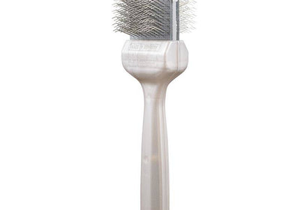 ActiVet Pro Silver Coat Grabber Brush – Hard Double-Sided Flexible Tool, 4.5 cm, Efficient Undercoat Removal