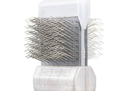 ActiVet Pro Silver Coat Grabber Brush – Hard Double-Sided Flexible Tool, 4.5 cm, Efficient Undercoat Removal