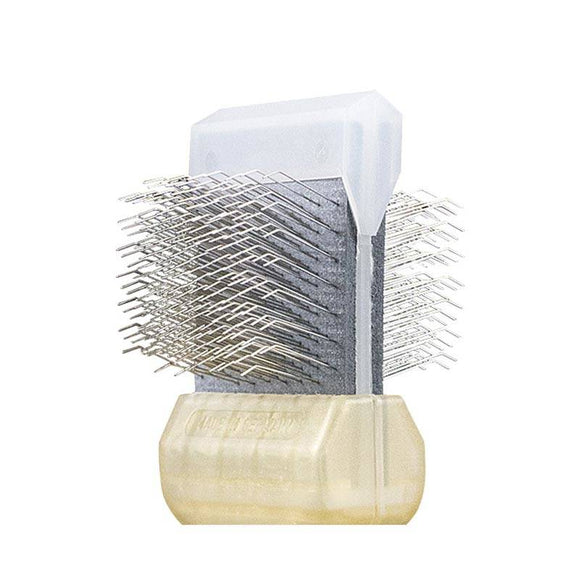 ActiVet Pro Brush Super Soft Gold – Flexible Double-Sided Grooming Brush, 4.5 cm, for Long Silky Coats