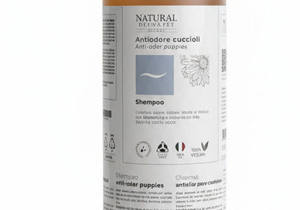 Natural Derma Pet Puppy Shampoo – Ultra-Gentle Soothing Cleanser with Rice Protein and Chamomile
