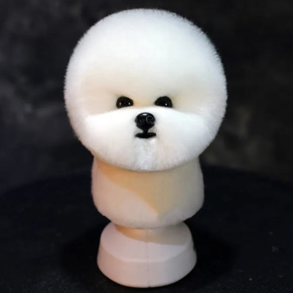 Mr. Jiang Bichon Head Hair – Soft Replacement Fiber for Grooming Practice Head