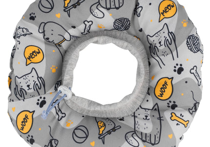 Biglo Recovery Soft Cone Light Gray – Lightweight Comfortable Protective Collar Design