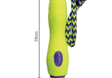 KONG AirDog Fetch Stick with Rope L – Floating Tennis-Style Dog Toy, Durable and Easy to Throw