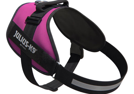 Julius-K9 IDC Powerharness Dark Pink – Premium Adjustable Harness, Baby 2 Size, Durable Design
