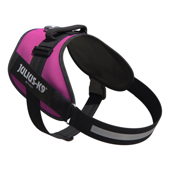 Julius-K9 IDC Powerharness Dark Pink – Premium Adjustable Harness, Baby 2 Size, Durable Design