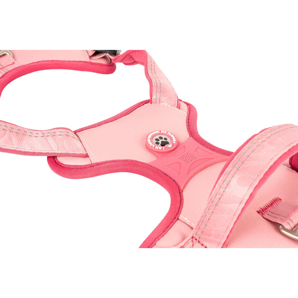Max&Molly Matrix 2.0 Sport Harness – Adjustable QR ID Dog Harness, Pastel Pink, Small