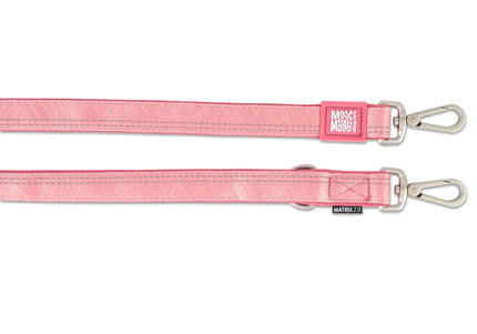 Max&Molly Matrix 2.0 Multi-Function Leash – Detachable, Reflective, Pastel Pink, Large Size