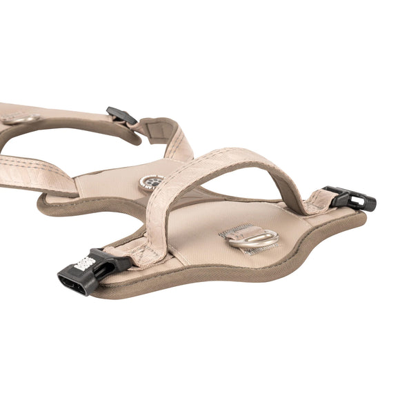 Max&Molly Matrix 2.0 Sport Harness – Adjustable Sand Beige with QR ID, Medium Size