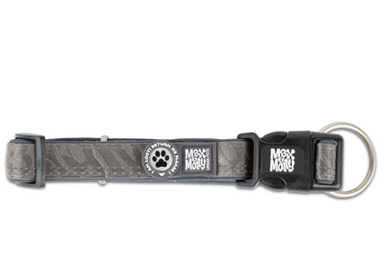 Max&Molly GOTCHA! Smart ID Matrix 2.0 Collar Stone – Gray QR ID Dog Collar, Medium Size