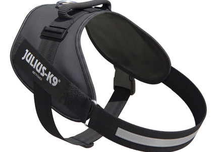 Julius-K9 IDC Powerharness Gray – Premium Adjustable Harness, Mini-Mini Size, Durable Design