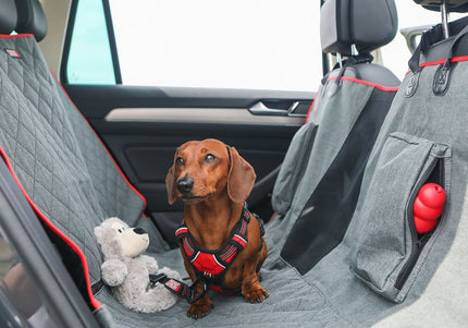 KONG Travel 2-in-1 Bench Seat Cover and Dog Hammock – Waterproof, Durable Car Mat