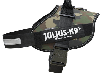 Julius-K9 IDC Powerharness Camouflage – Premium Adjustable Harness, Camo Khaki, Durable Design