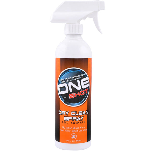 One Shot Dry Clean Spray Shampoo – Professional Odor-Eliminating Formula, 473ml Fast-Acting Solution