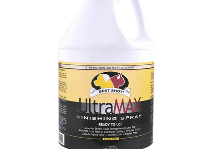 Best Shot UltraMax Pro Finishing Spray – Nourishing Detangler and Shine Enhancer, 4.1L