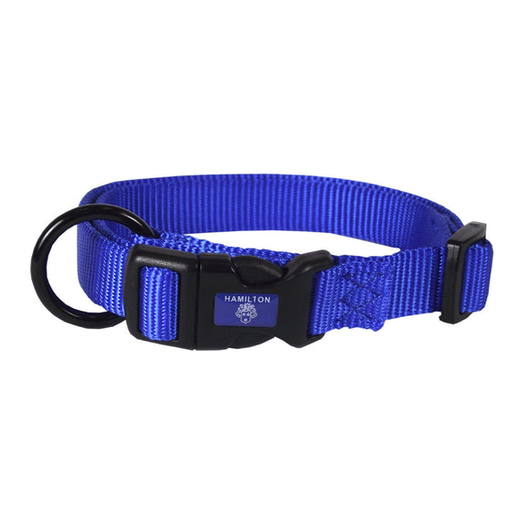 Hamilton Classic Adjustable Collar 19mm – Nylon, Smooth Adjustment, Black, Comfortable Fit