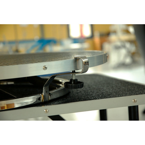 Vivog Rotating Grooming Table Cover – 70cm Diameter, Black Top, Smooth Turntable Design