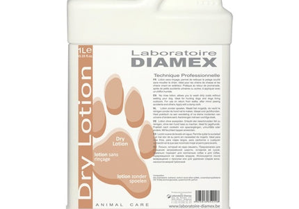 Diamex Dry Lotion Spray – No-Rinse Dry Shampoo with Lemon Oil, 1L Bottle