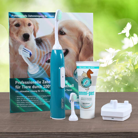 Emmi-Pet Basic Ultrasonic Toothbrush Set – Gentle Dental Care with Advanced Cleaning Technology