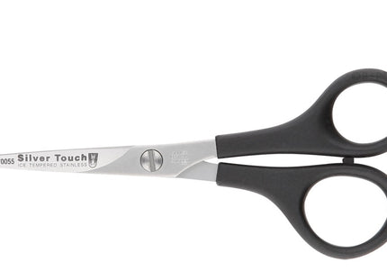 Witte Silver Touch 5.5" Straight Grooming Scissors – Lightweight Plastic Handle, 13cm