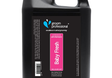 Groom Professional Baby Fresh Shampoo – Gentle Concentrate 1:20, 4L, Mild Cleansing Formula