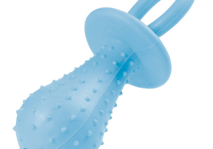 Record Primi Morsi Chew Toy 14cm – Blue Pacifier-Shaped Durable Teething Aid