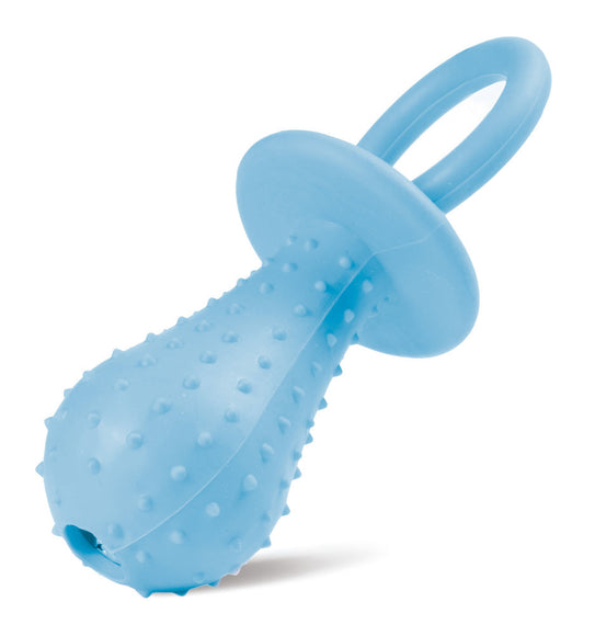 Record Primi Morsi Chew Toy 14cm – Blue Pacifier-Shaped Durable Teething Aid