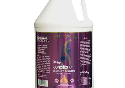 Mr. Groom No Snarl Conditioner – Concentrated Detangling Formula, Prevents Matting, 3.8L