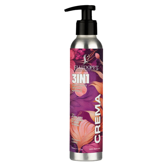 FluidoPet 3-in-1 Leave-In Balsam 150ml – No-Rinse Mask, Smooths and Prevents Static