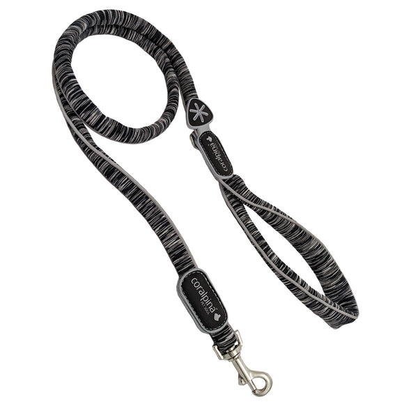 Coralpina Powermix Leash Size 4-6 – Lightweight Sports Lead, Adjustable, Black Finish