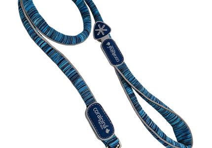 Coralpina Powermix Leash Size 4-6 – Lightweight Sports Lead, Adjustable, Black Finish