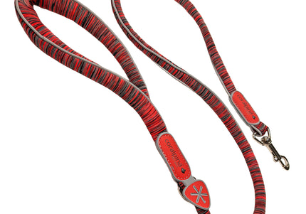 Coralpina Powermix Leash Size 4-6 – Lightweight Sports Lead, Adjustable, Black Finish