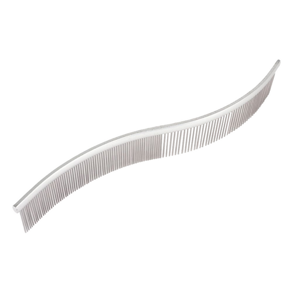 Show Tech Featherlight Swirl Comb 25cm – Double Curved, Ultra Lightweight with Mixed Tooth Spacing
