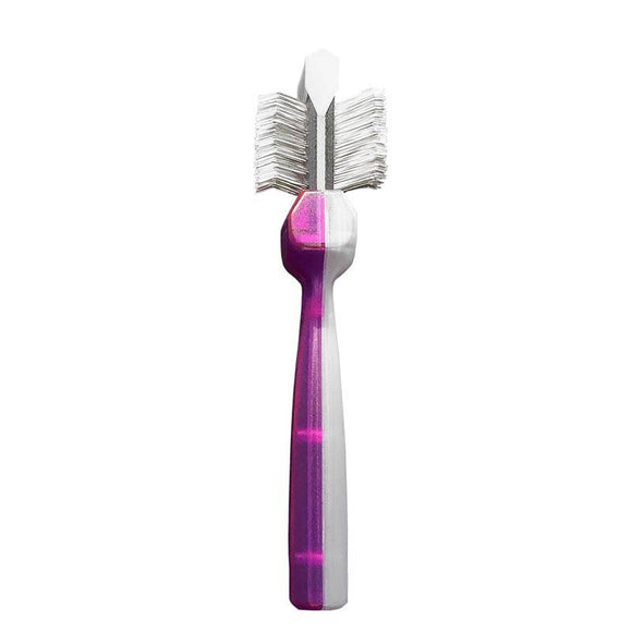 ActiVet Duo Plus Tufffinish Coater Brush – 2-in-1 Hard Grooming Tool, 4.5 cm, Enhanced Undercoat Care