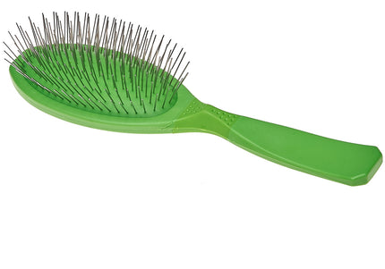 Madan Large Pin Brush – Ergonomic Handle, 22mm Soft Metal Pins, Sky Blue, Professional Quality