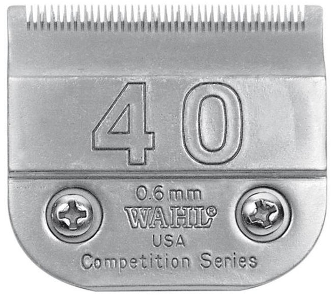 Wahl Competition Series No. 40 Surgical Blade – 0.6mm Precision Stainless Steel, Durable Edge