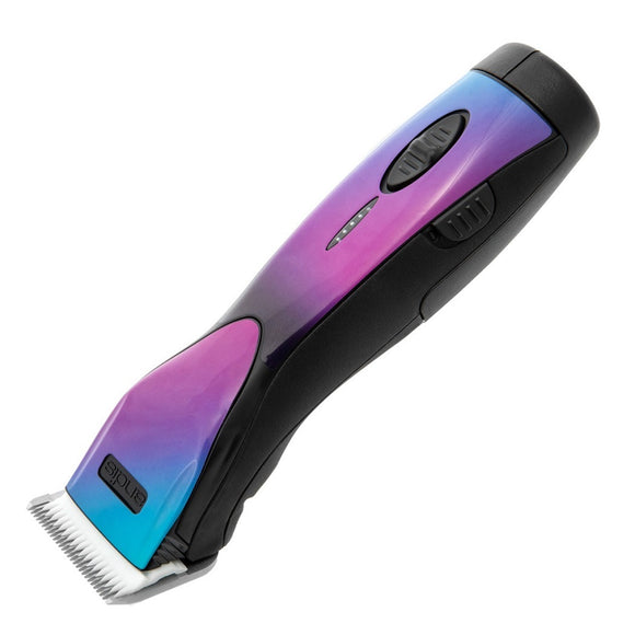 Andis Pulse ZR II Cordless Clipper Purple Galaxy – 5-Speed, 2 Batteries, CeramicEdge Blade 1.5mm