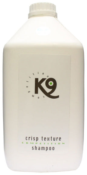 K9 Crisp Texture Shampoo – Enhances Wire Coat Structure, 2.7 Liter Professional Formula